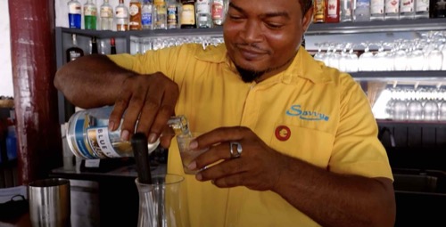 Antonio Bain at Mount Cinnamon, Grenada