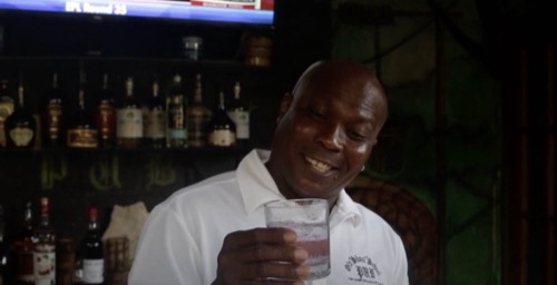 Mikey at Old Skool Pub, Grenada
